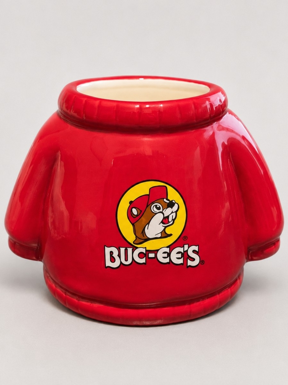 Buc-ee's Red Ceramic Shirt Candle - NWT